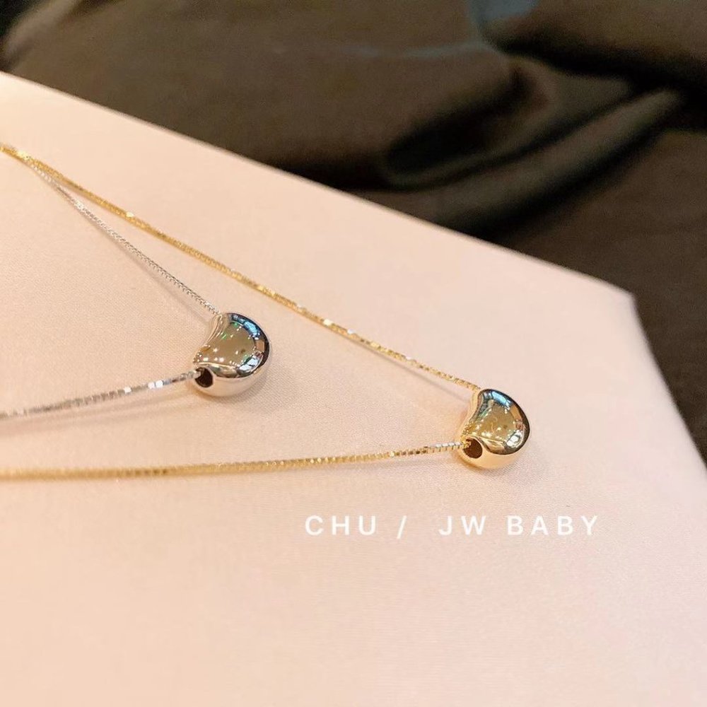 💙Golden/Silver Lucky Bean Necklaces - Picture 11 of 15